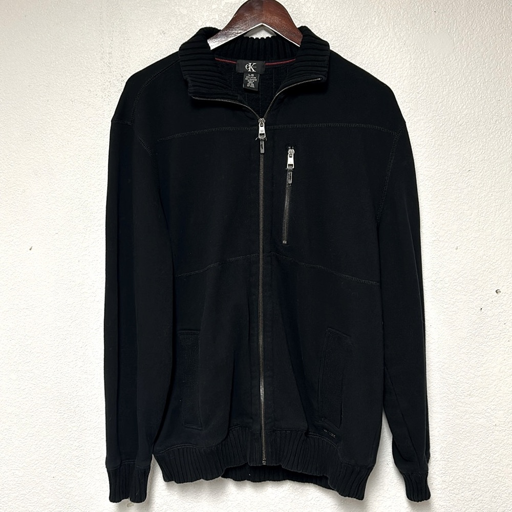 CK zip up sweater.